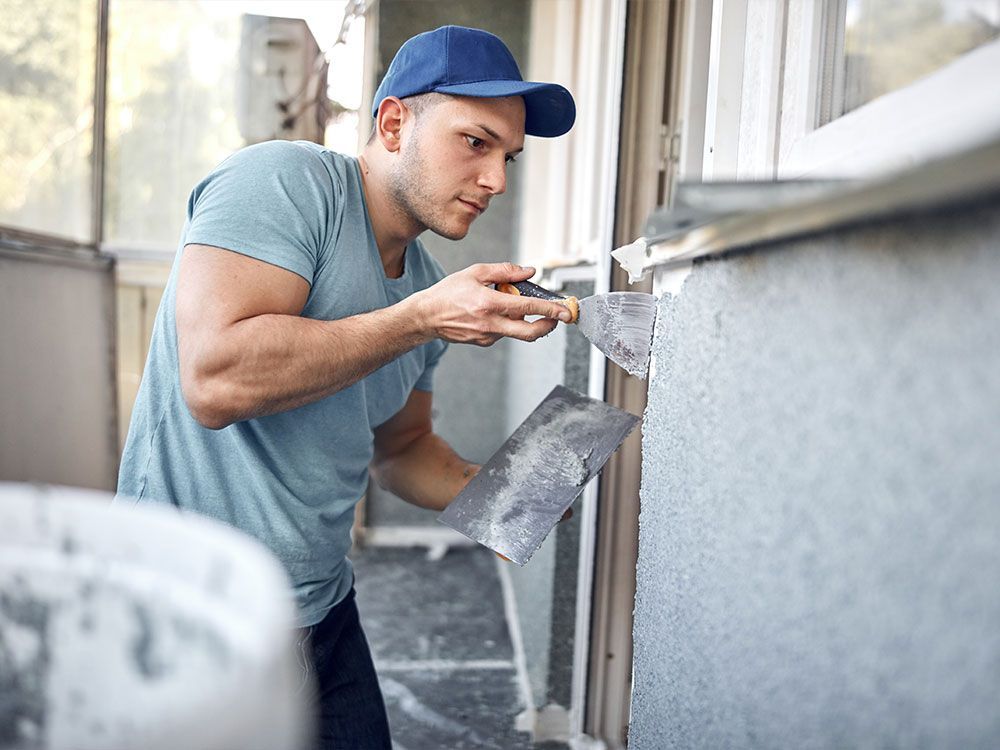 Réfection de mur en béton