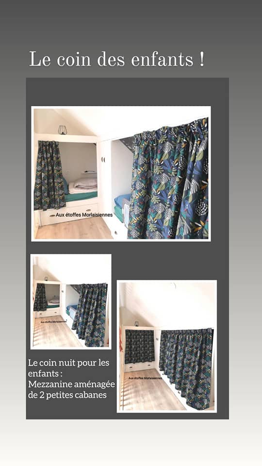 Sélection d'objets en tissu à motif de feuilles exotiques