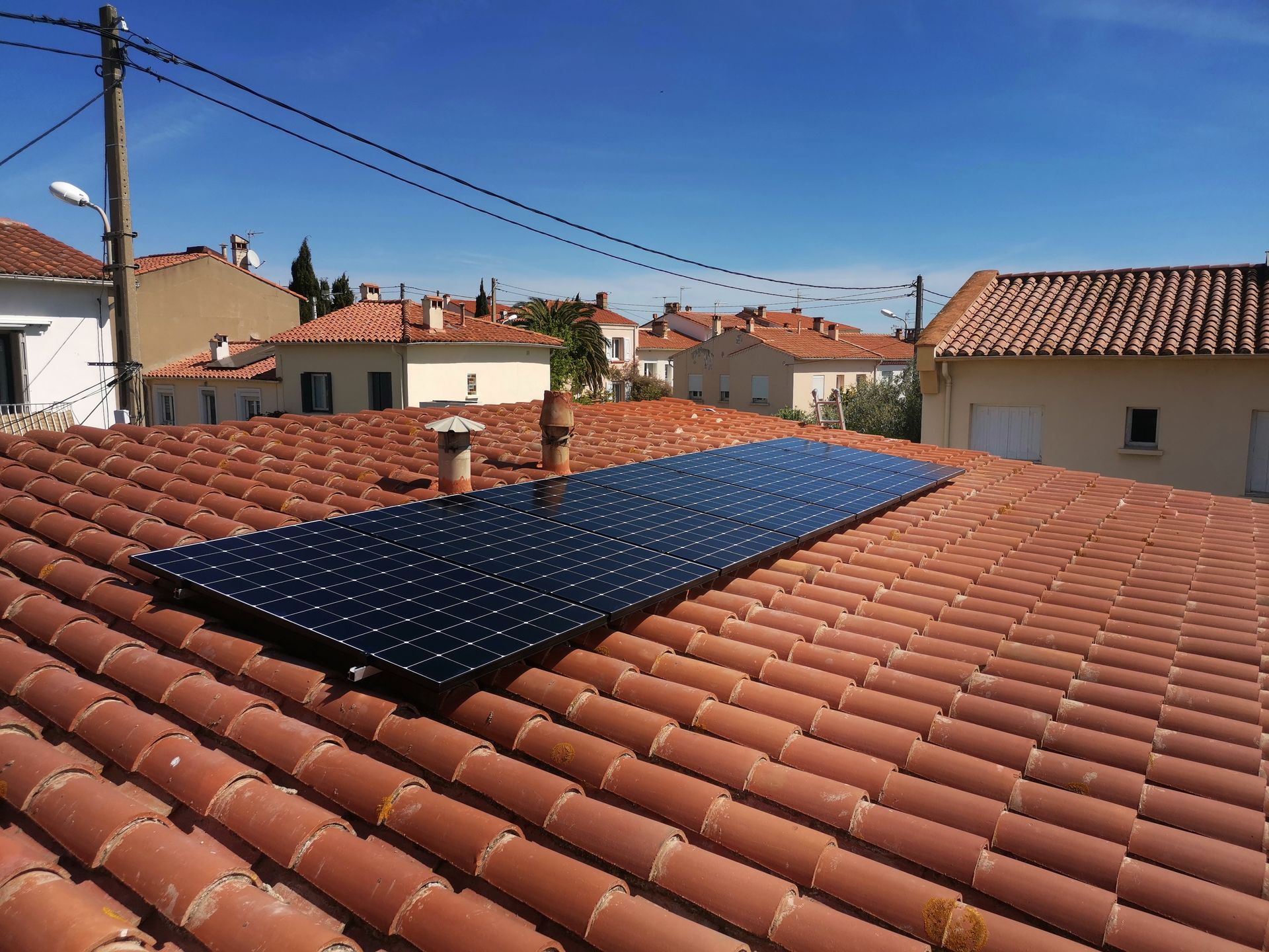 Panneau photovoltaïque sur toiture