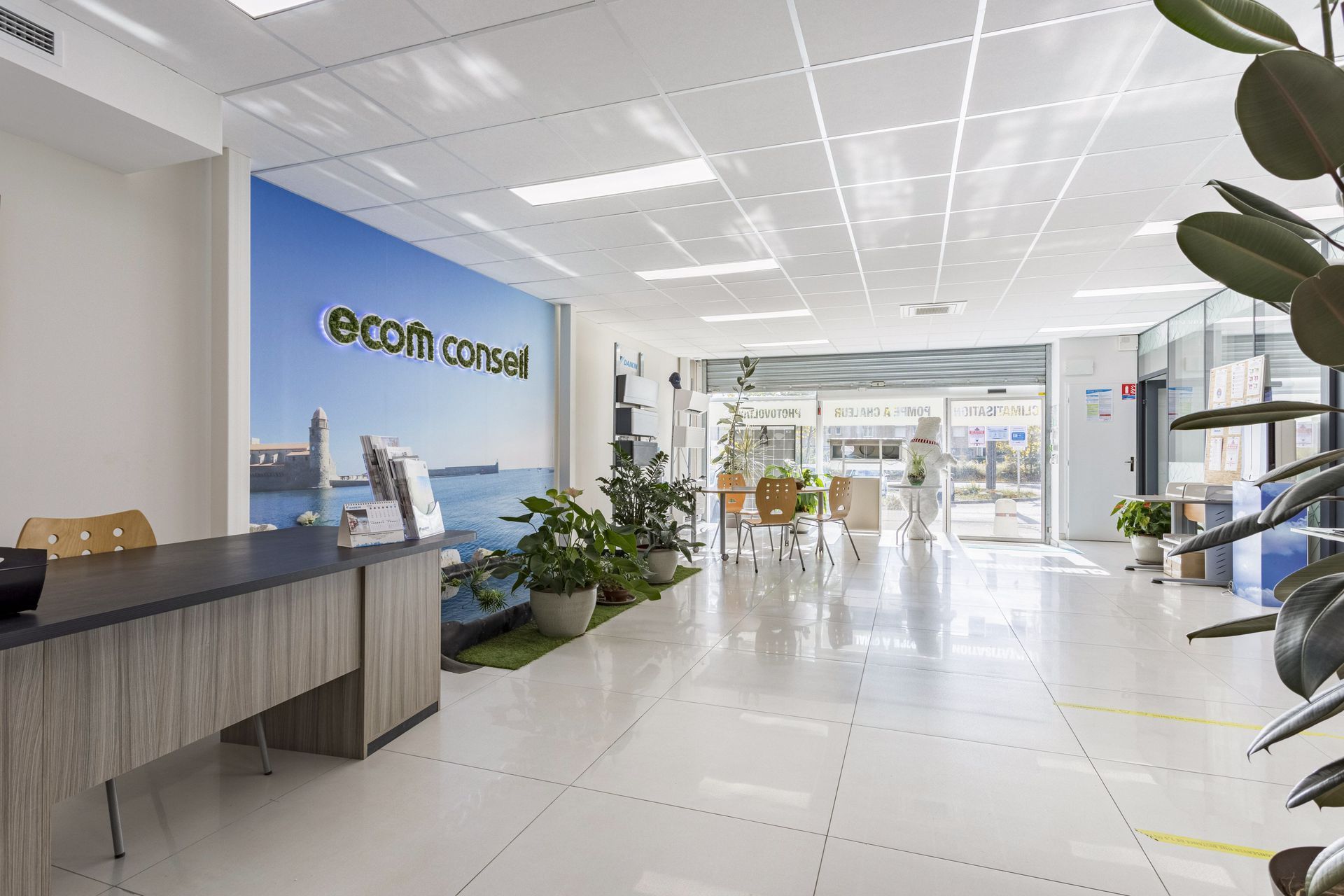Intérieur des bureaux d’Ecom Conseil