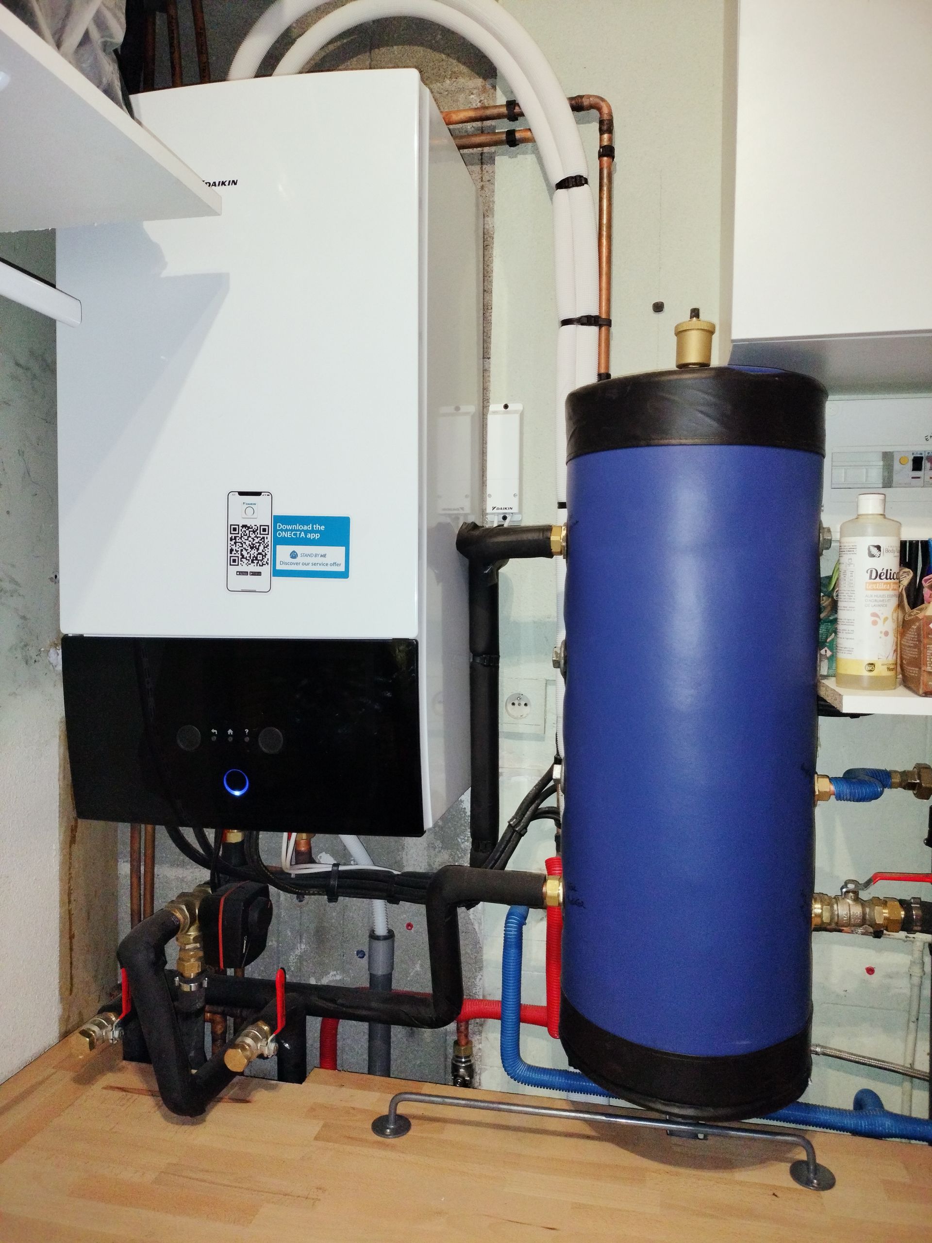 Pompe à chaleur conectée