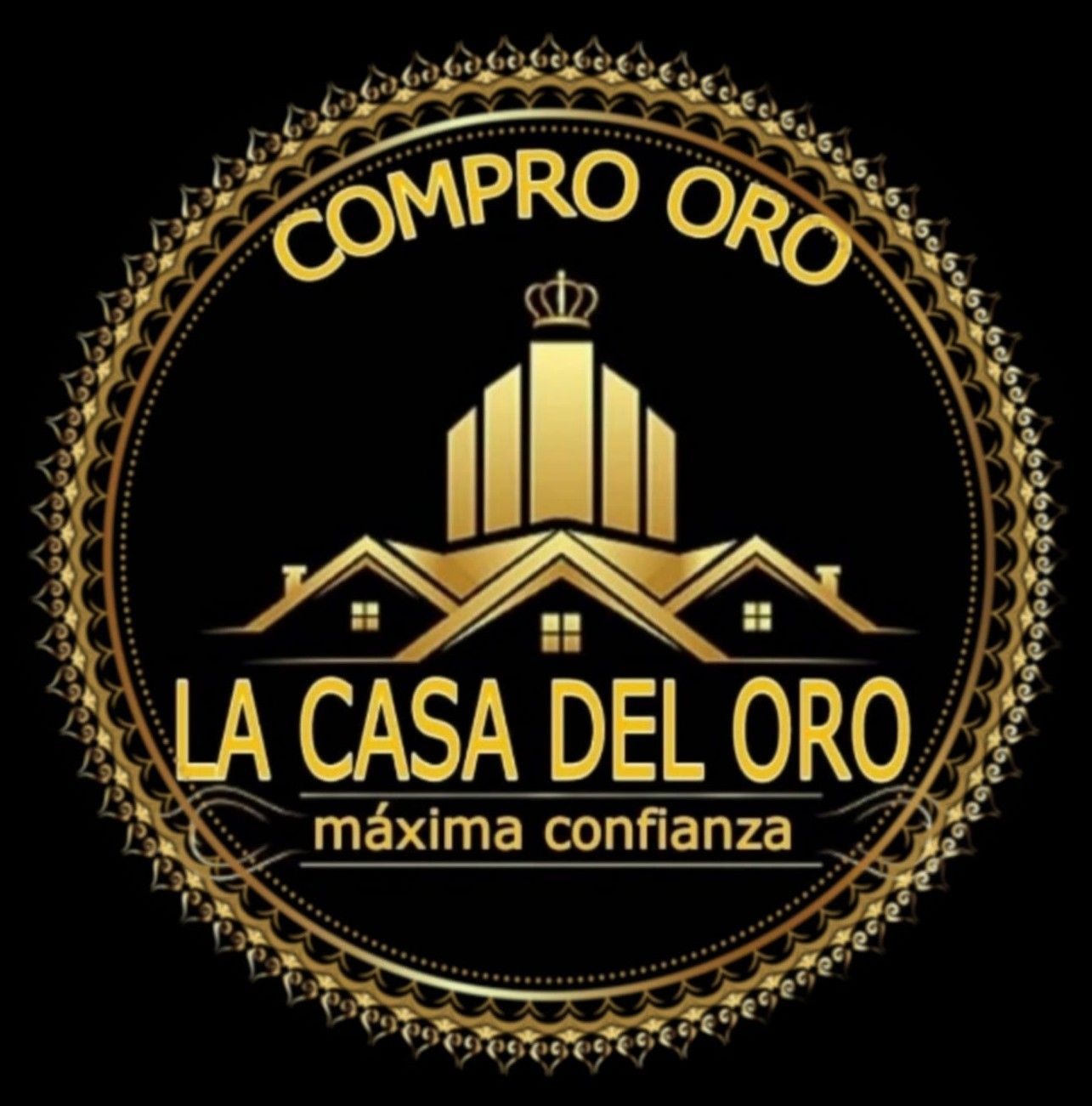 La casa del oro logotipo