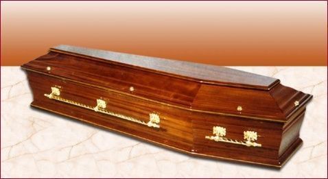 Bestattungen Torsten Gaumert Sarg dunkles Holz