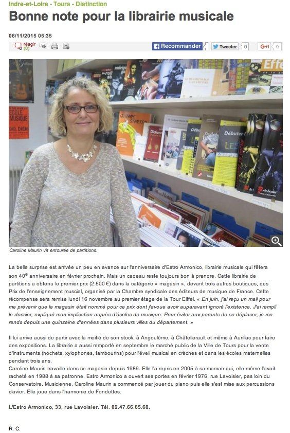 Article sur la librairie