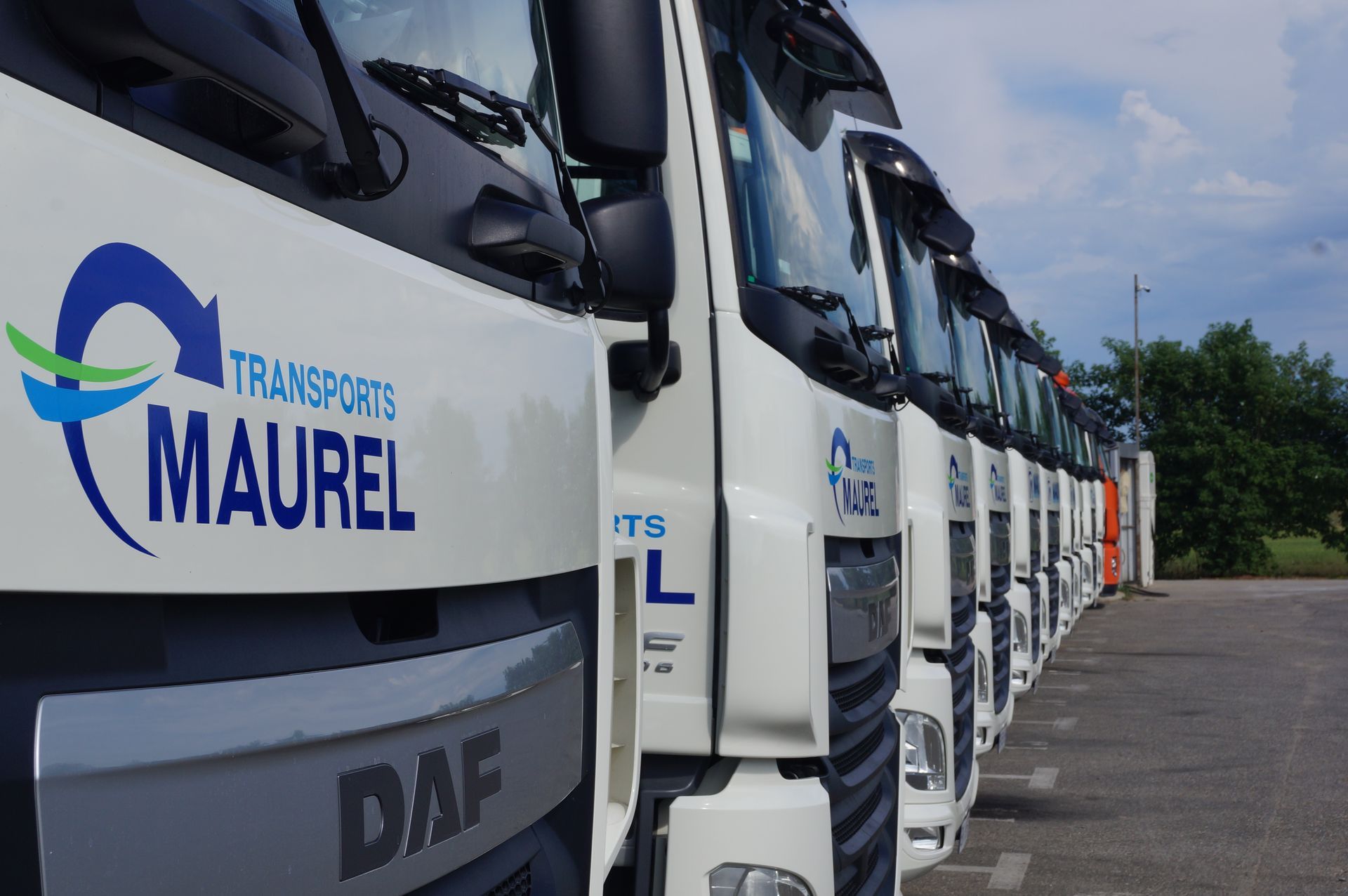 Flotte de camions de l'entreprise