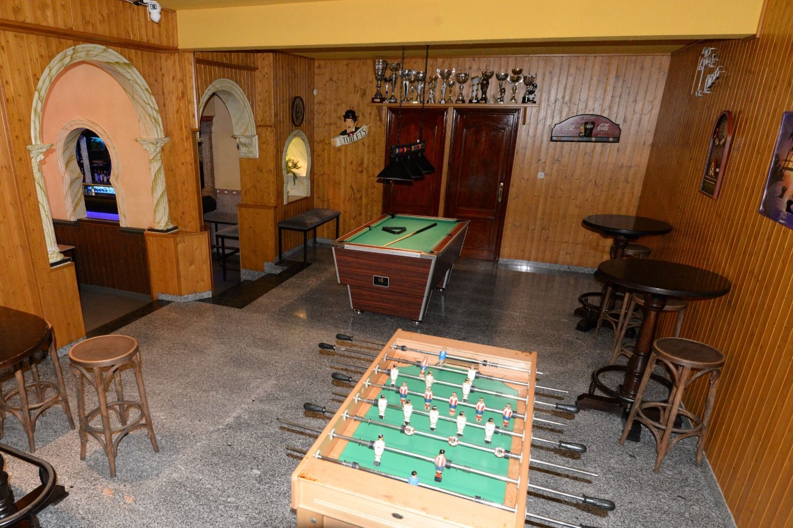 Sala de juegos de El Oasis