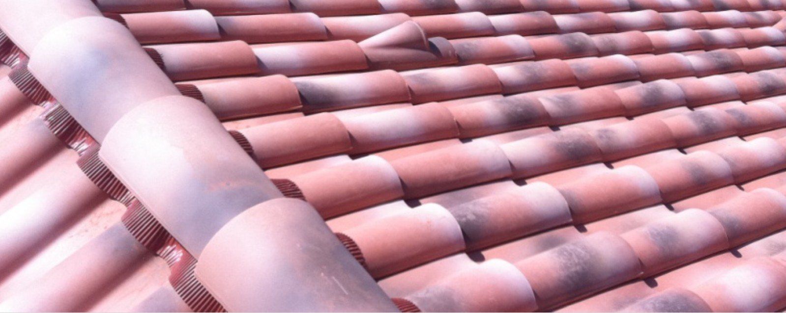 Couverture en tuiles canal