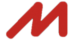 Logo der Mittag Maler-Fachwerkstatt, mit einem roten „M“ über einem Gitter und dem Namen in grauer Schrift.