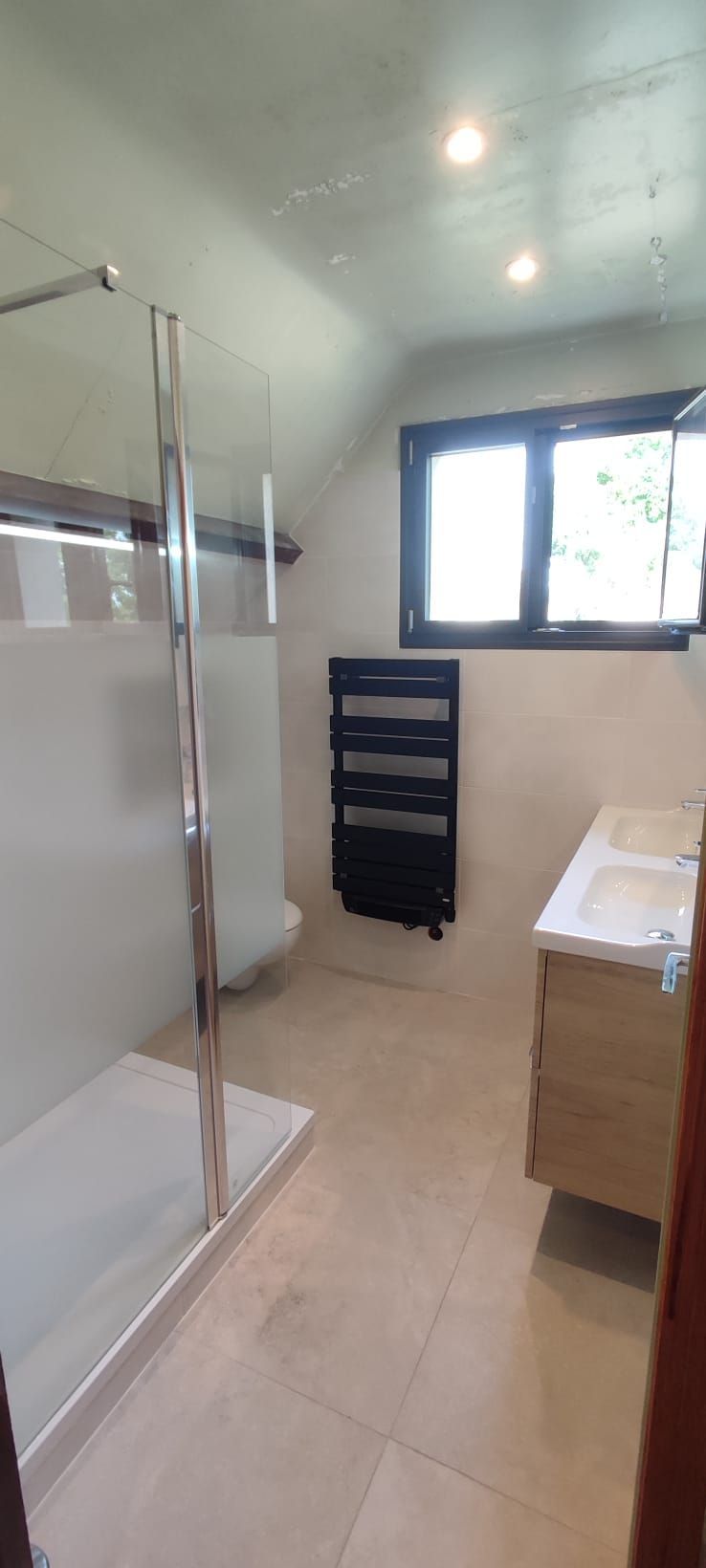 Une toute nouvelle salle de bains