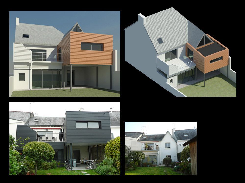 Réalisation étape par étape d'une extension de maison