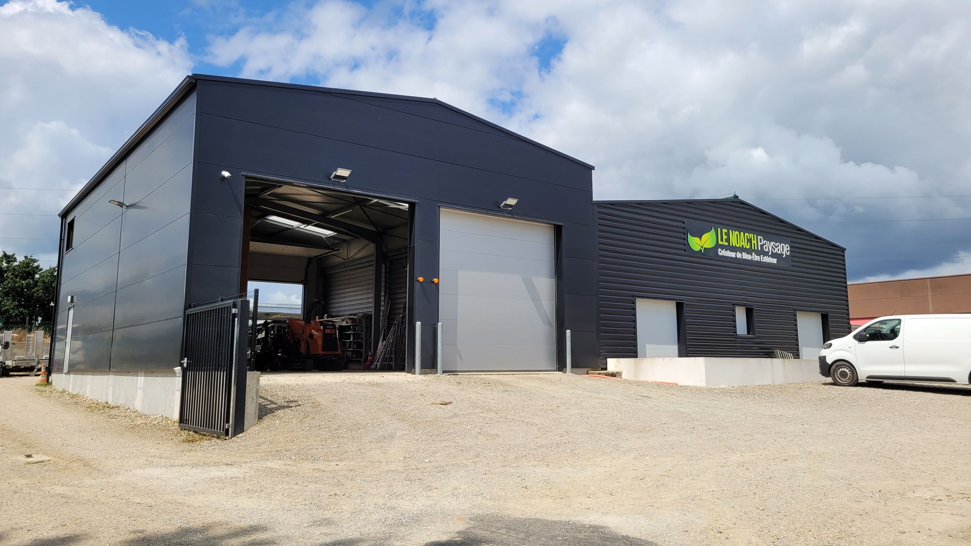 Construction d'une entreprise industrielle