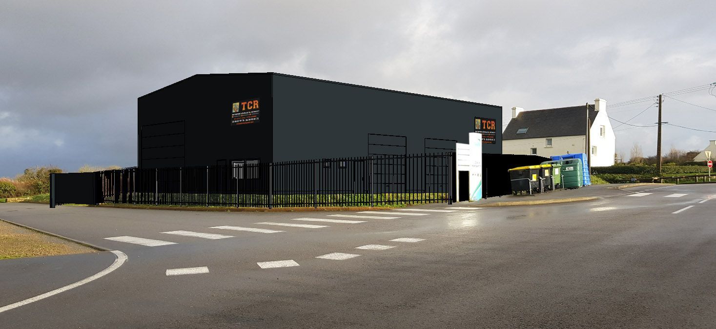 Construction d'un bâtiment industriel de plain-pied