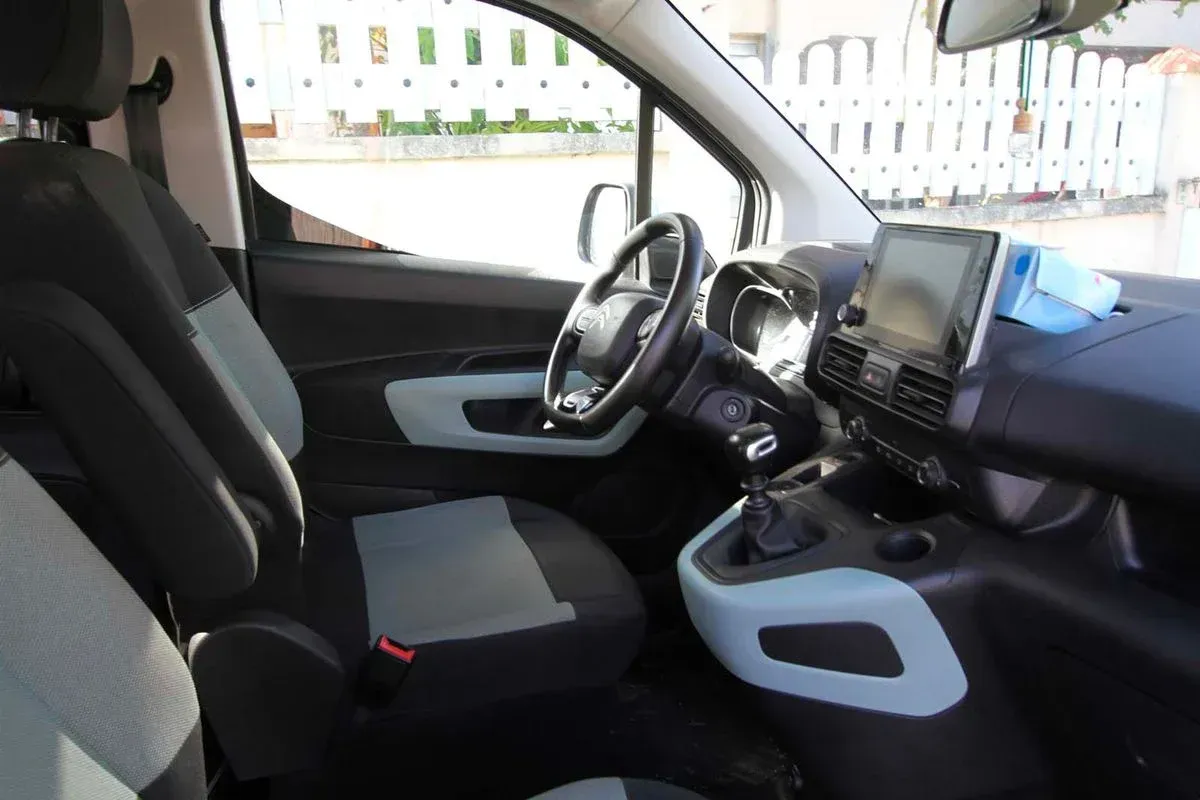 Intérieur d'un utilitaire