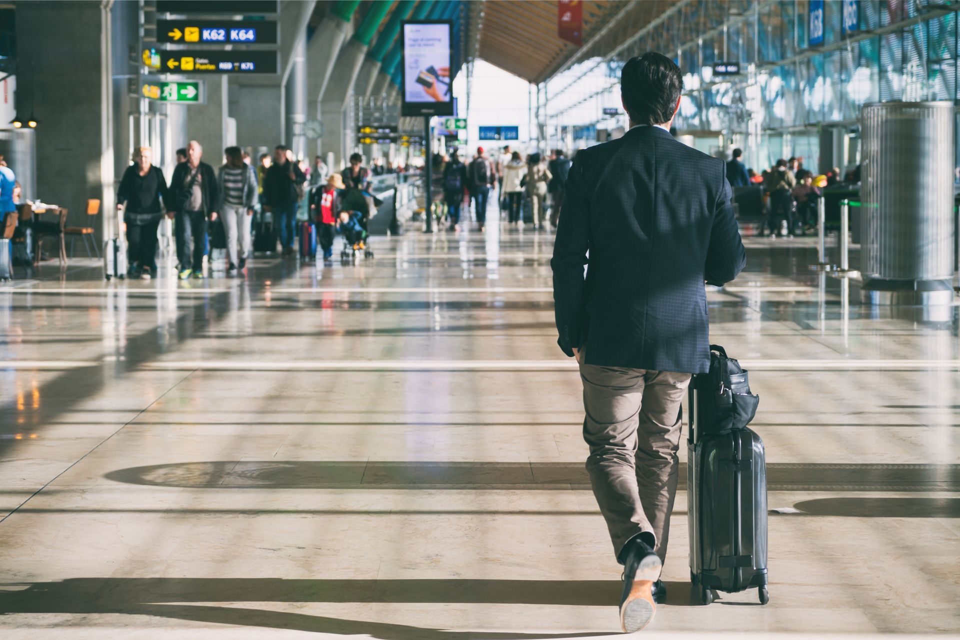 Personne à l'aéroport