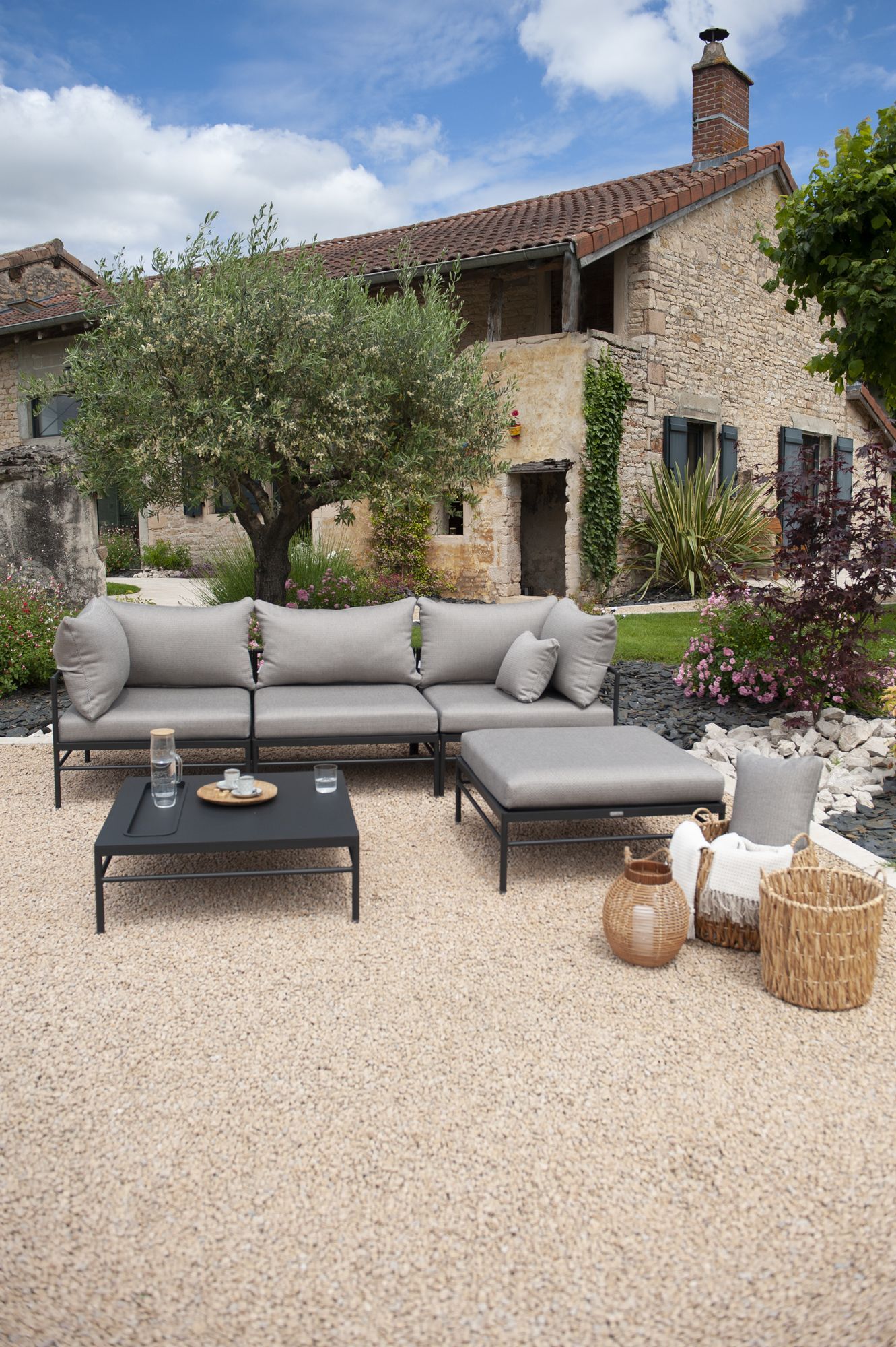 Ensemble de canapé extérieur