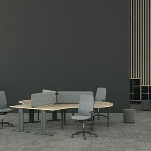 Bureau collaborateurs avec fauteuils