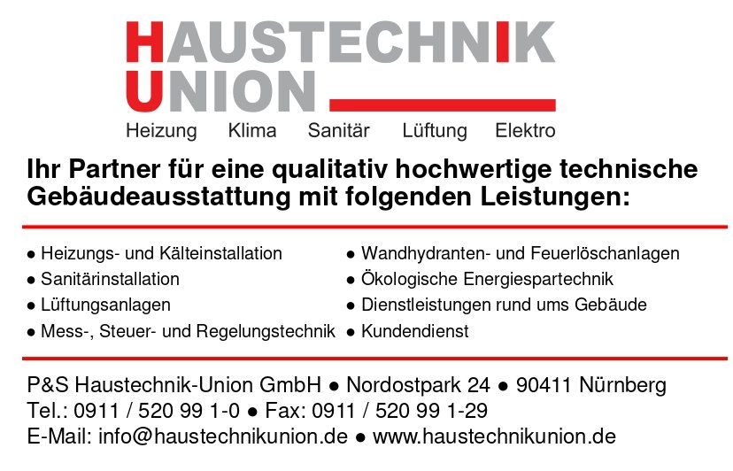 Kontaktdaten der P&S Haustechnik-Union GmbH