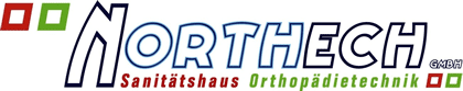 Das Wort Northech, das auf weißem Hintergrund steht