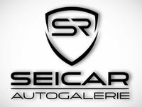 Un logotipo en blanco y negro para Seicar Autogalerie.