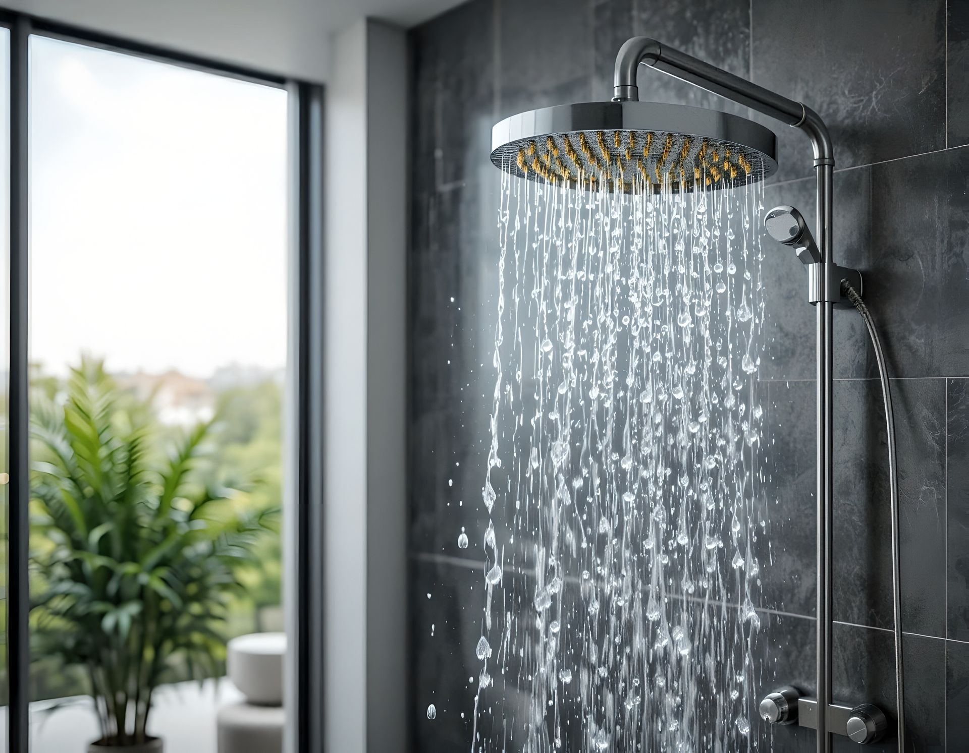 Douche ouverte