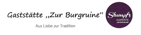 Gaststätte zur Burgruine Logo