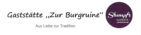 Gaststätte zur Burgruine Logo