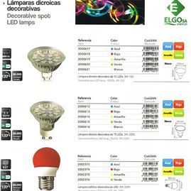 Un montón de diferentes tipos de lámparas LED sobre un fondo blanco.