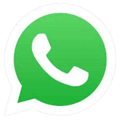 El logotipo de WhatsApp es un círculo verde con un ícono de teléfono blanco dentro.