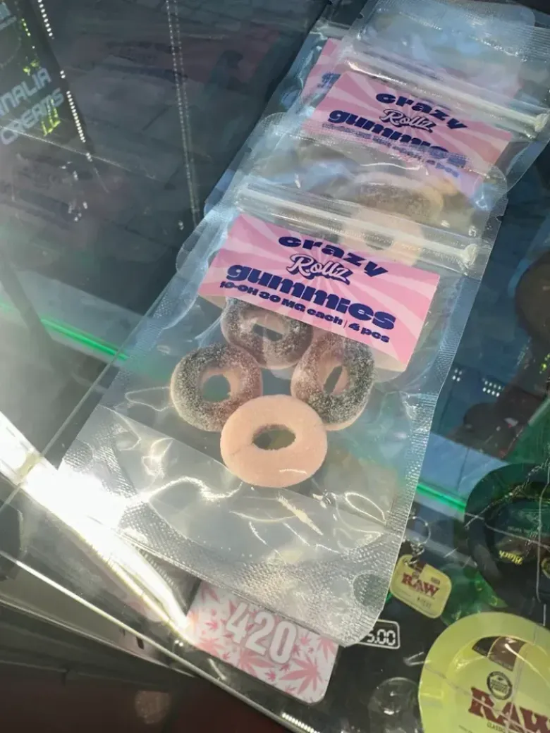 Bolsas de caramelos con forma de dona 