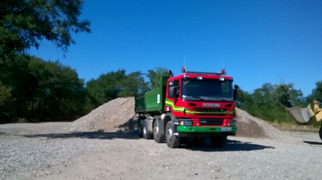 Récupération de graviers