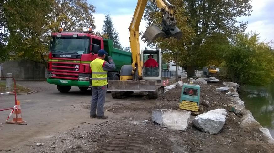 Réparation de berges