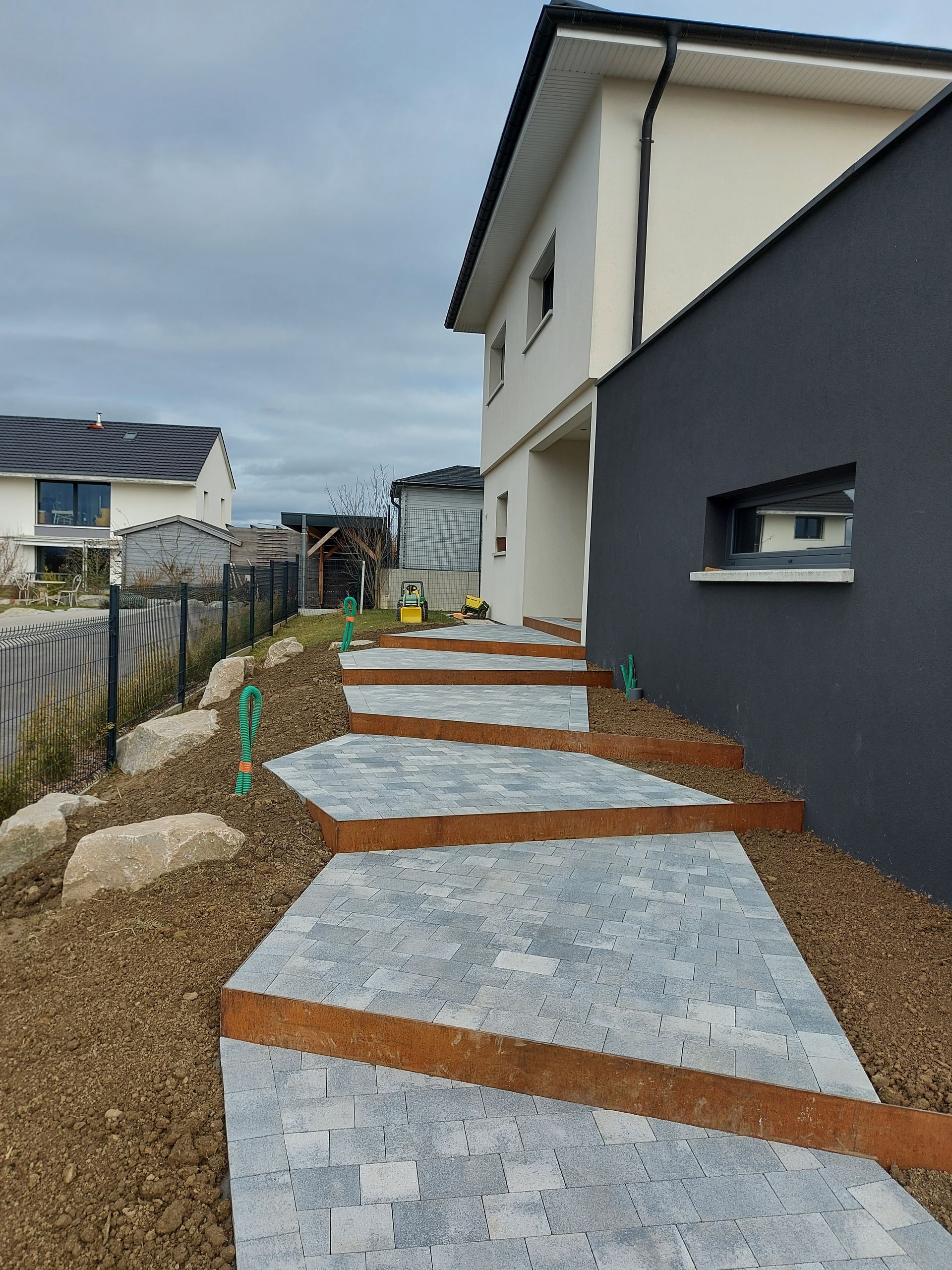 Terrassement terrain foncier