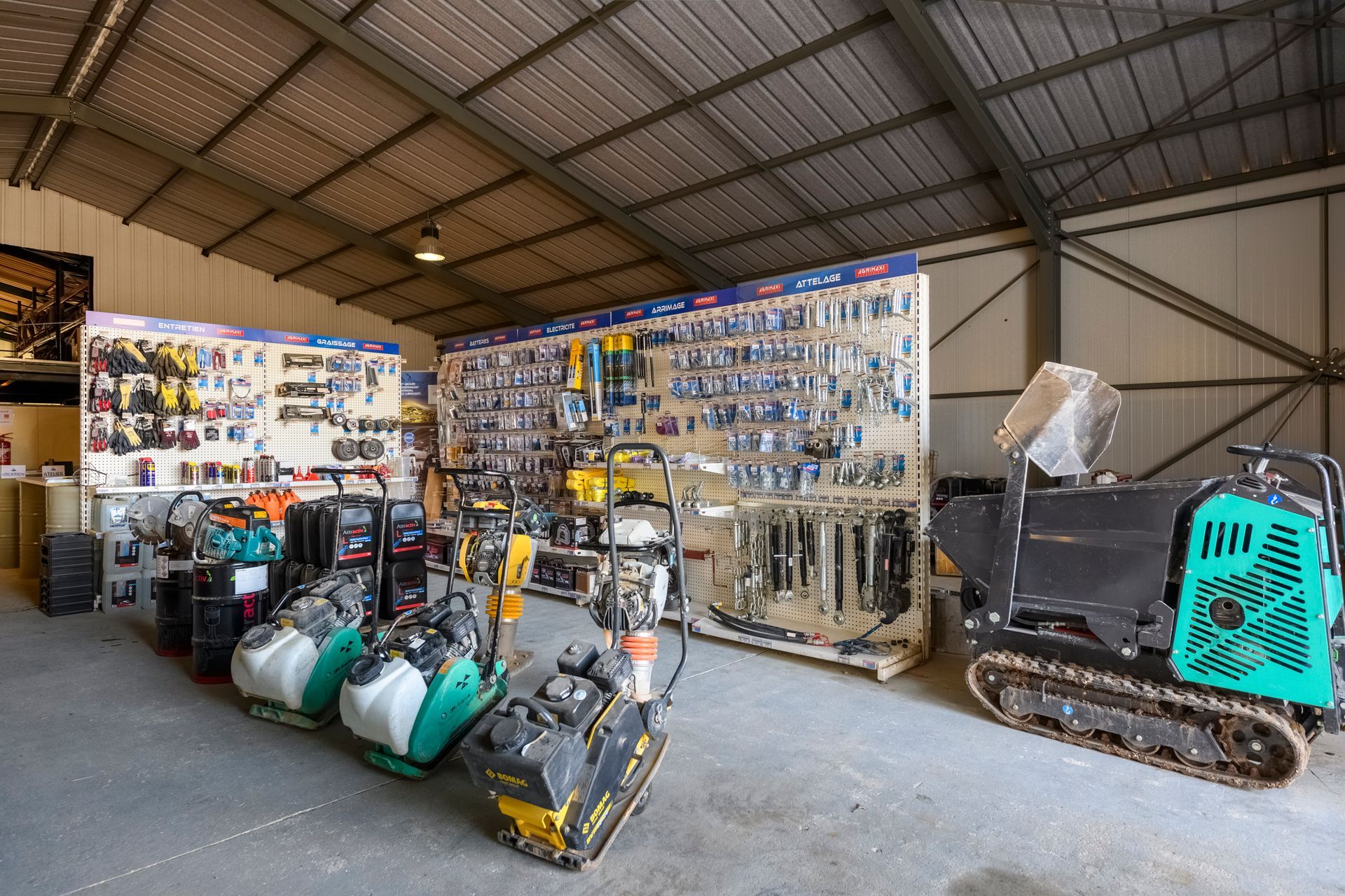 Rayon des compacteurs