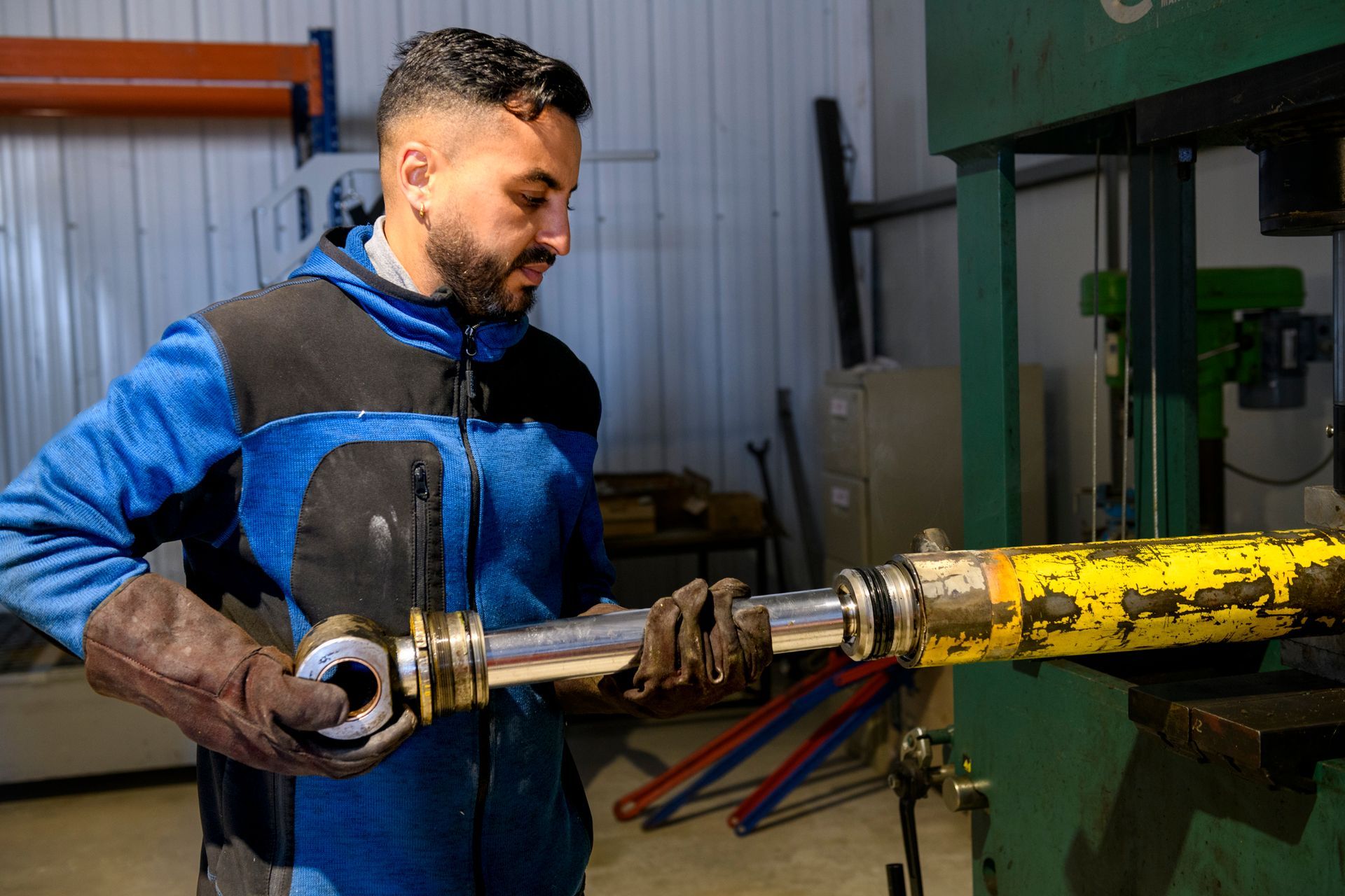 Maintenance d'un vérin hydraulique
