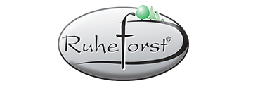 Ein Logo für eine Firma namens Ruhe Forst