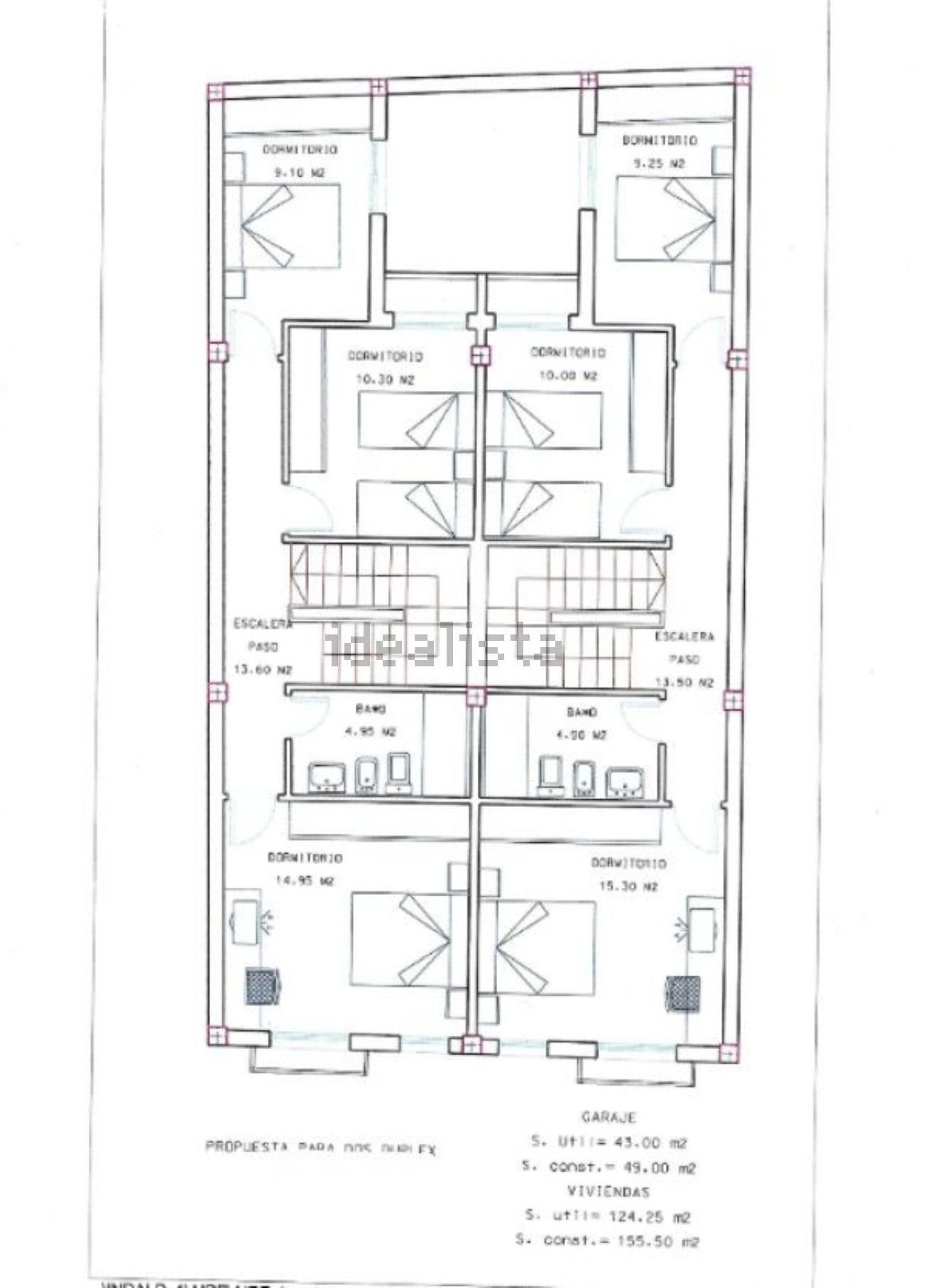 Un plano en blanco y negro de una casa.