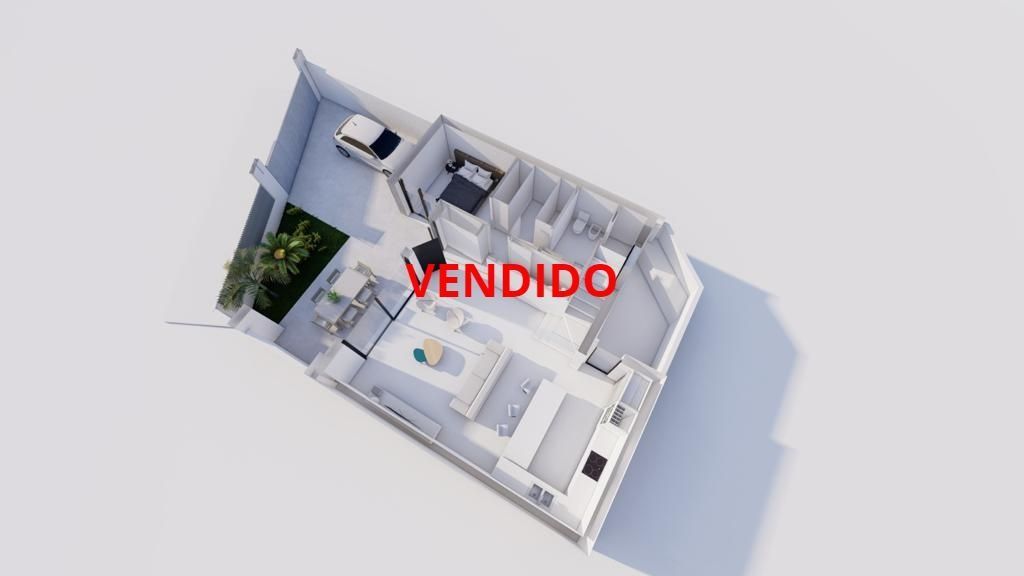 Una vista aérea de una casa que se ha vendido.
