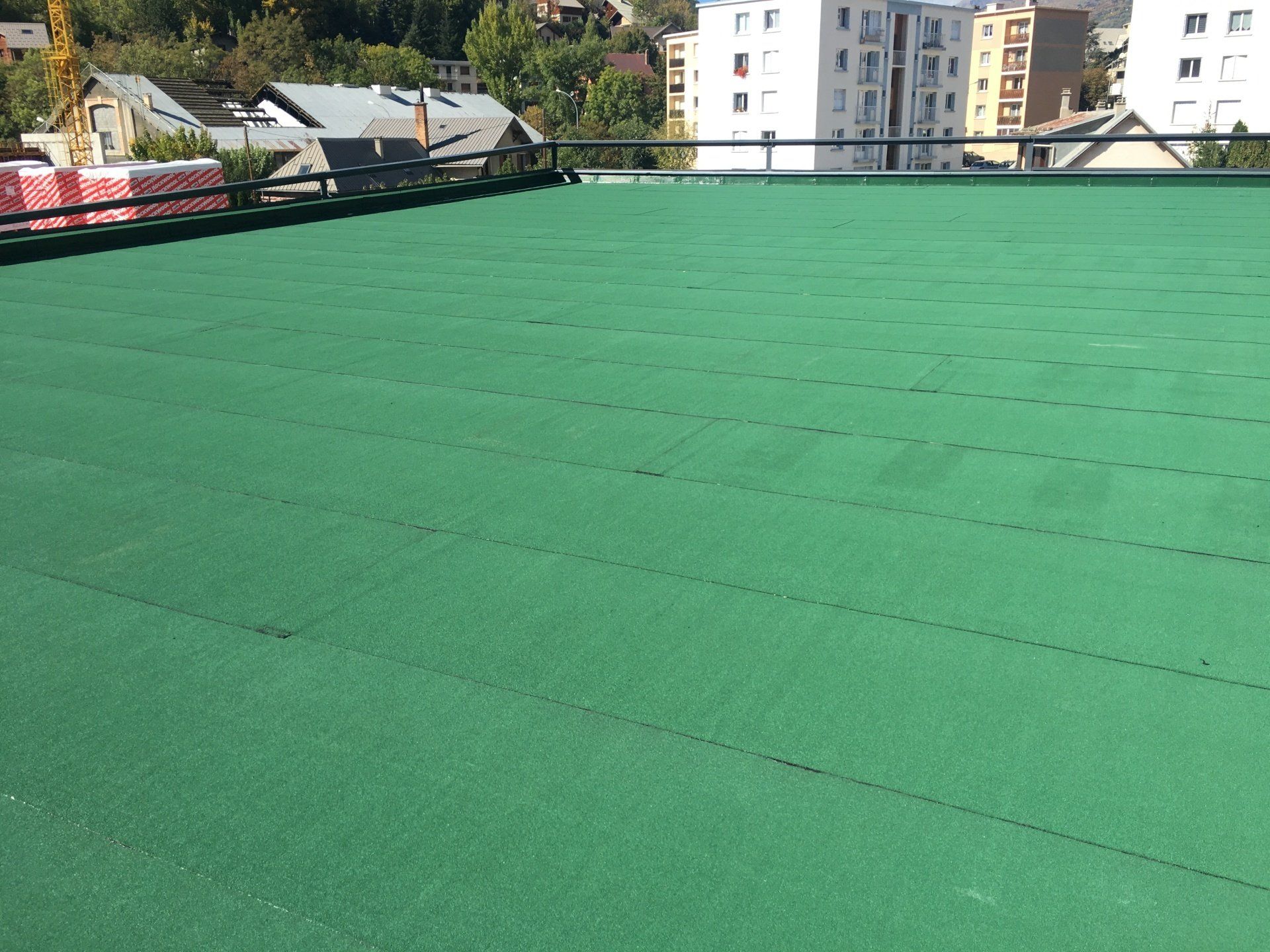 Travaux d'étanchéité pour toitures couvertures plates