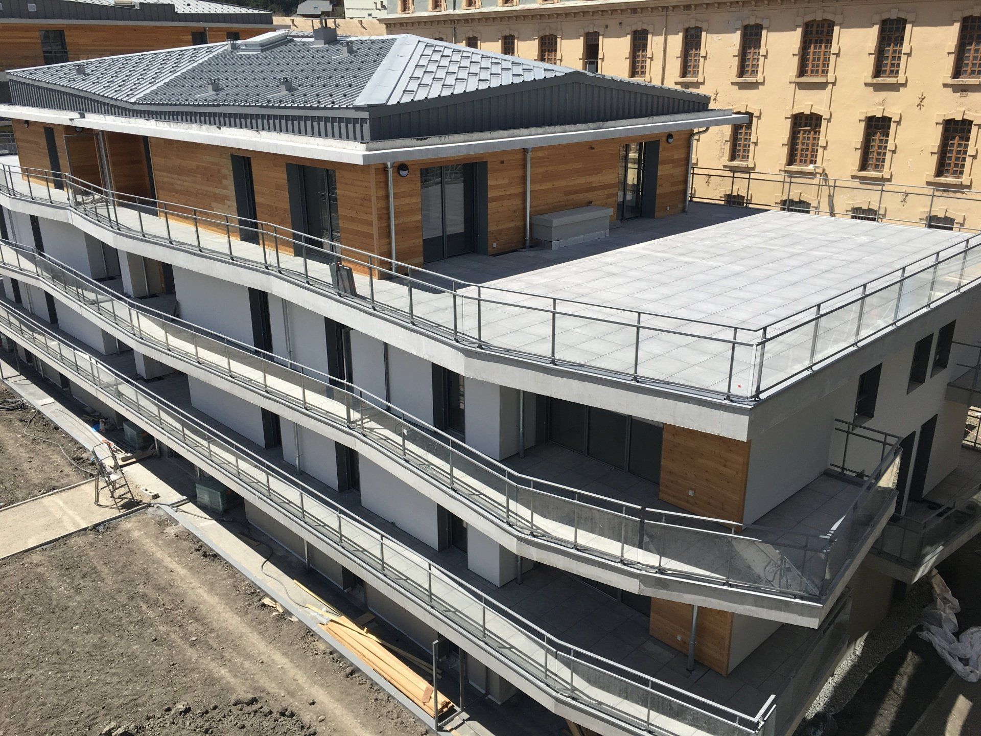 Travaux d'étanchéité de toits terrasses