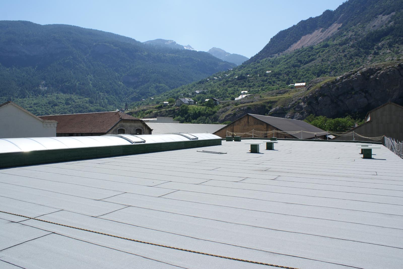 Toiture terrasse autoprotégée