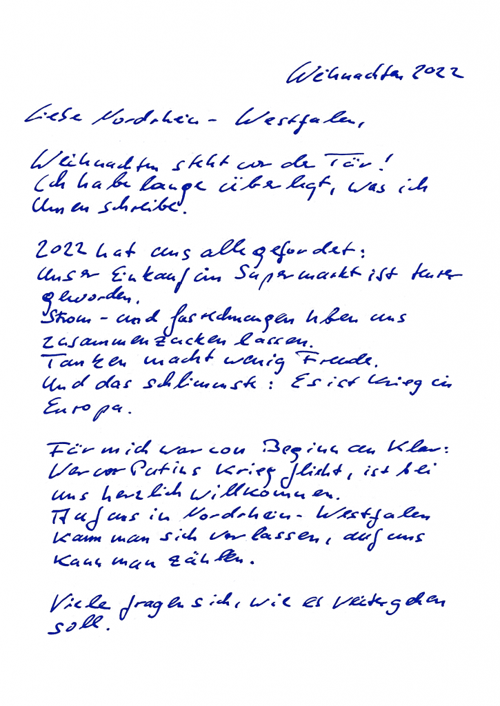 CDU Niederkrüchten Weihnachtsgruß