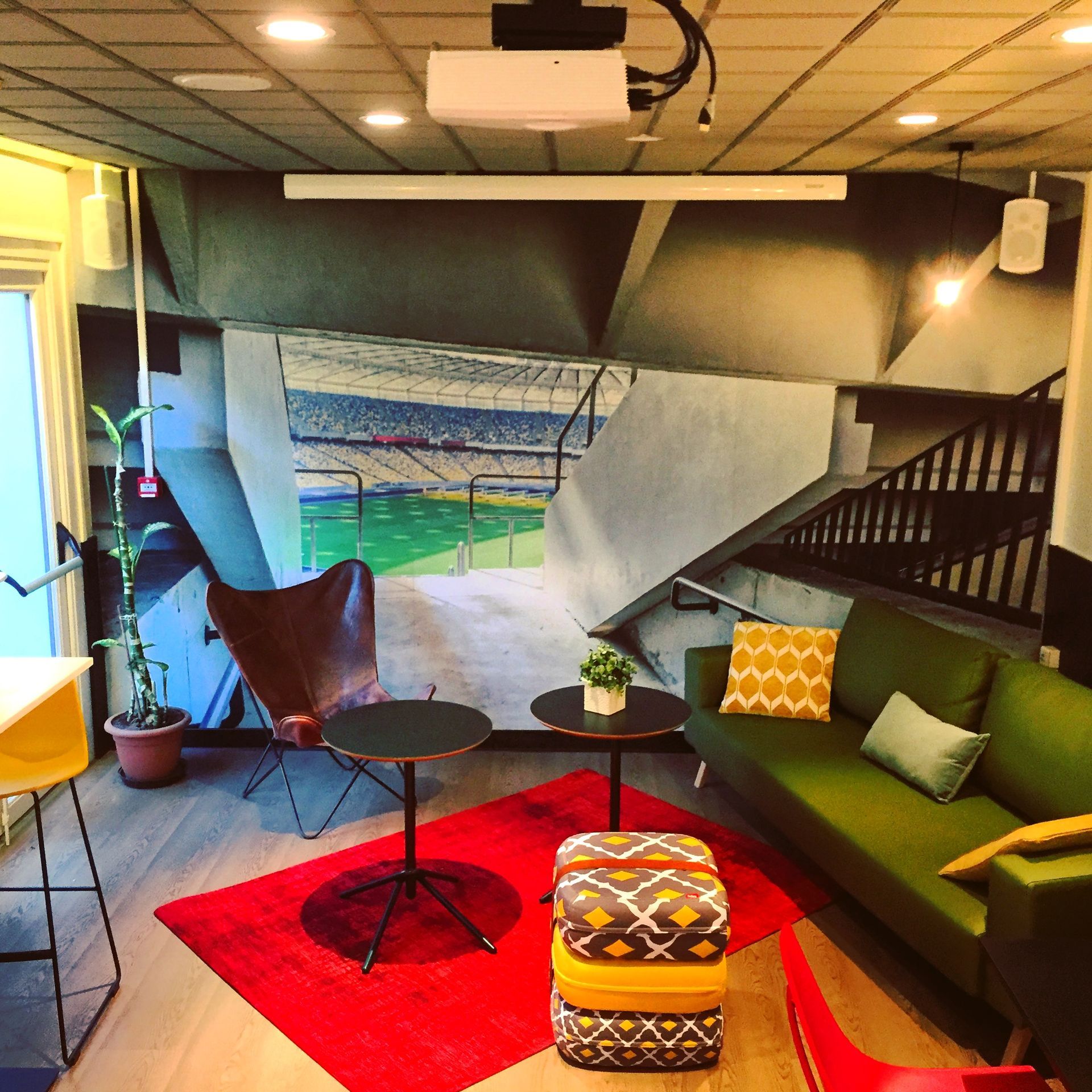 Aménagement salon d'accueil