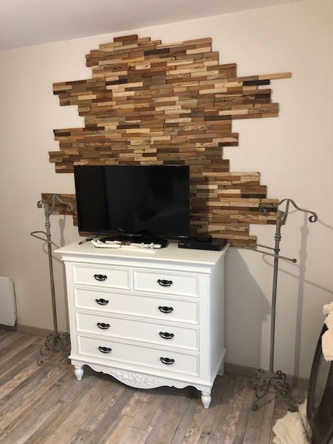 Meuble blanc restauré