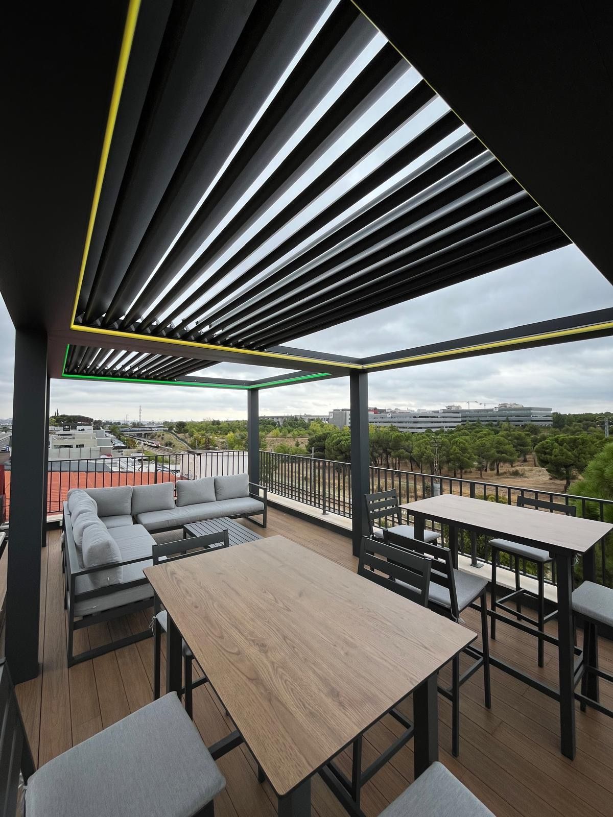 Pérgola Retráctil en Madrid