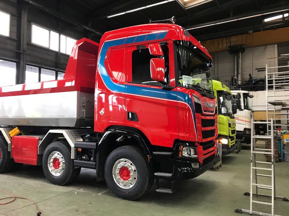 LKW- und Bus-Beschriftung