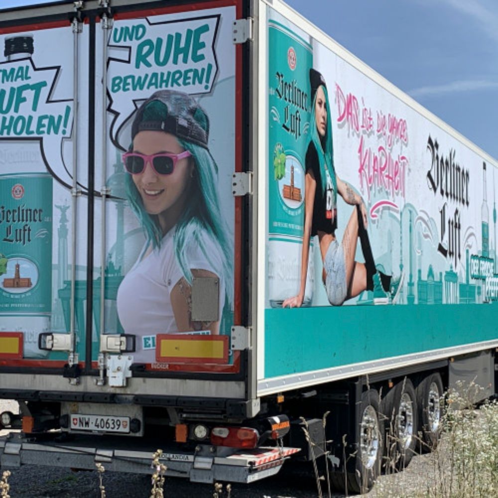 LKW- und Bus-Beschriftung