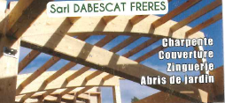 Logo - Dabescat Frères, charpente-couverture-zinguerie à Bats