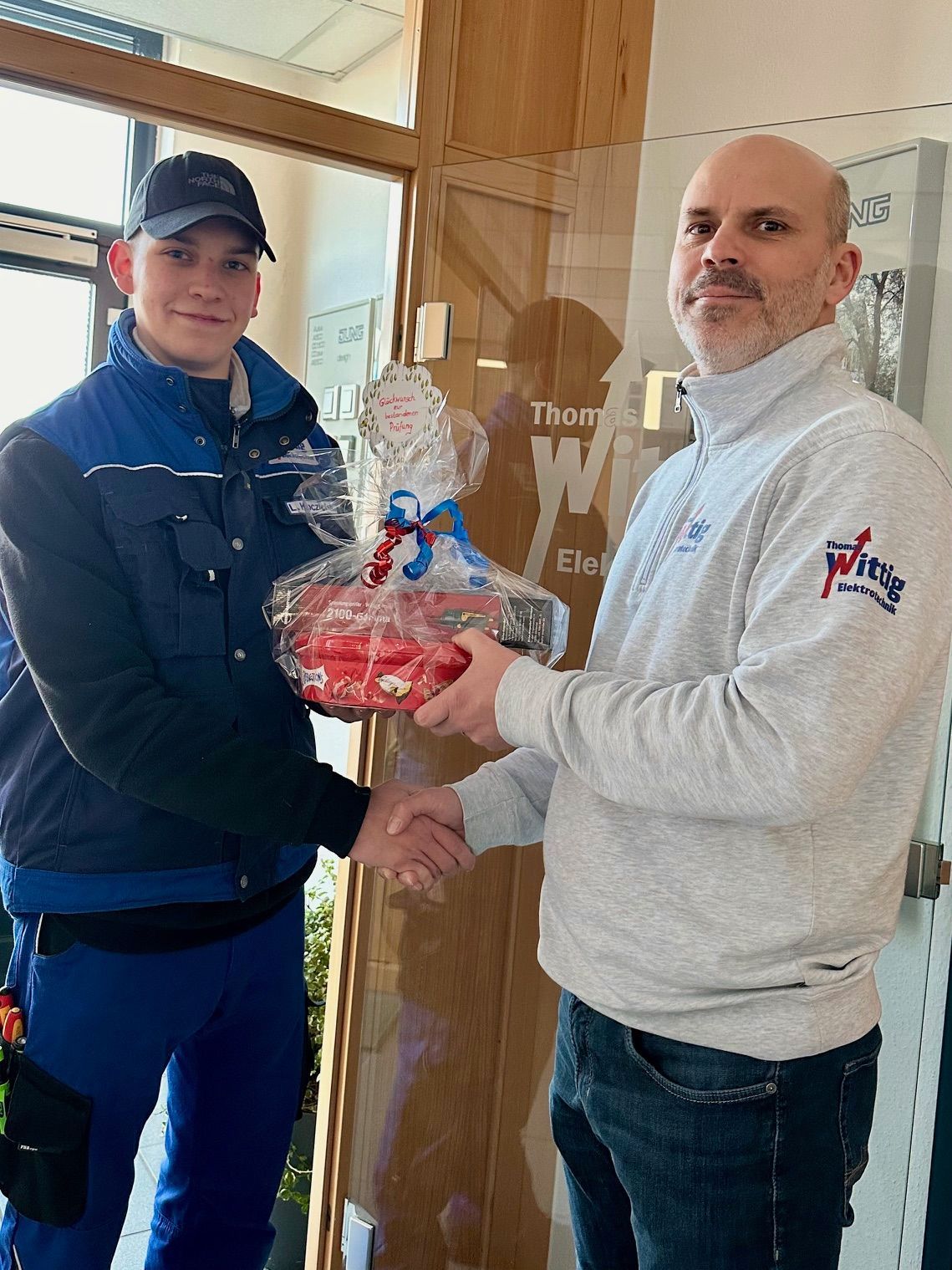 Bild von Leon mit Chef