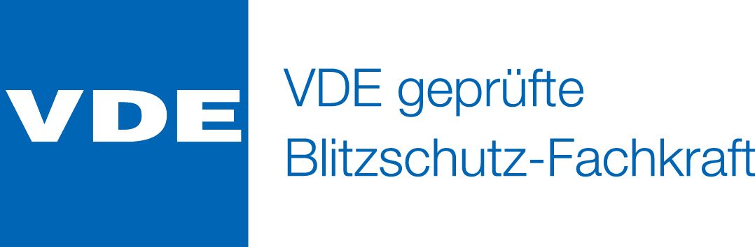 Logo des VDE Blitzschutz-Fachkraft