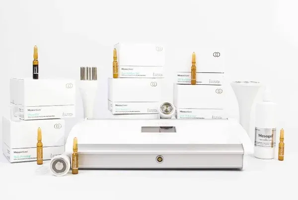 Un grupo de cajas y ampollas colocadas una encima de otra sobre una mesa.